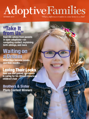 Adoptive Families magazine October 2017 issue cover