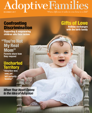 Adoptive Families magazine December 2017 issue cover