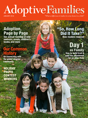 Adoptive Families magazine January 2018 issue cover