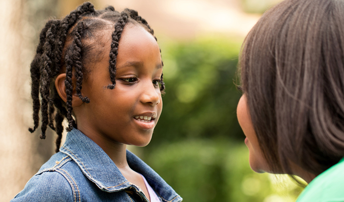 an adoptive mother listens to and learns from her child