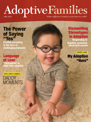 Adoptive Families magazine June 2018 issue cover