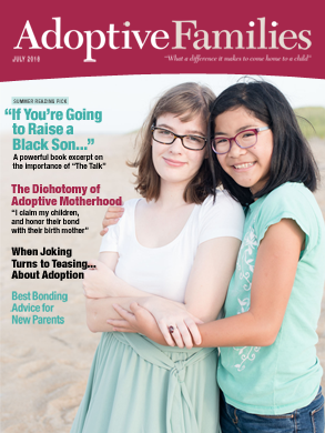 Adoptive Families magazine July 2018 issue cover
