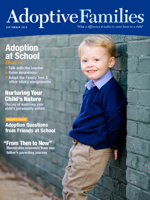 Adoptive Families magazine September 2018 issue