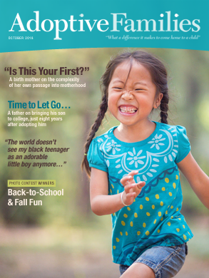 Adoptive Families magazine October 2018 issue cover