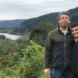 author Gary Matloff visiting his son, adopted as an older child, as a freshman at college