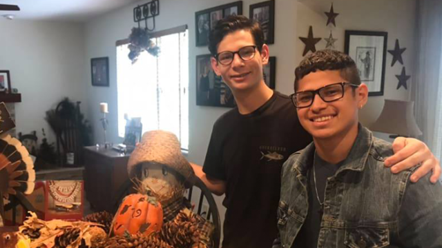 Author Gary Matloff's two sons, adopted from Brazil as older children, home together for Thanksgiving