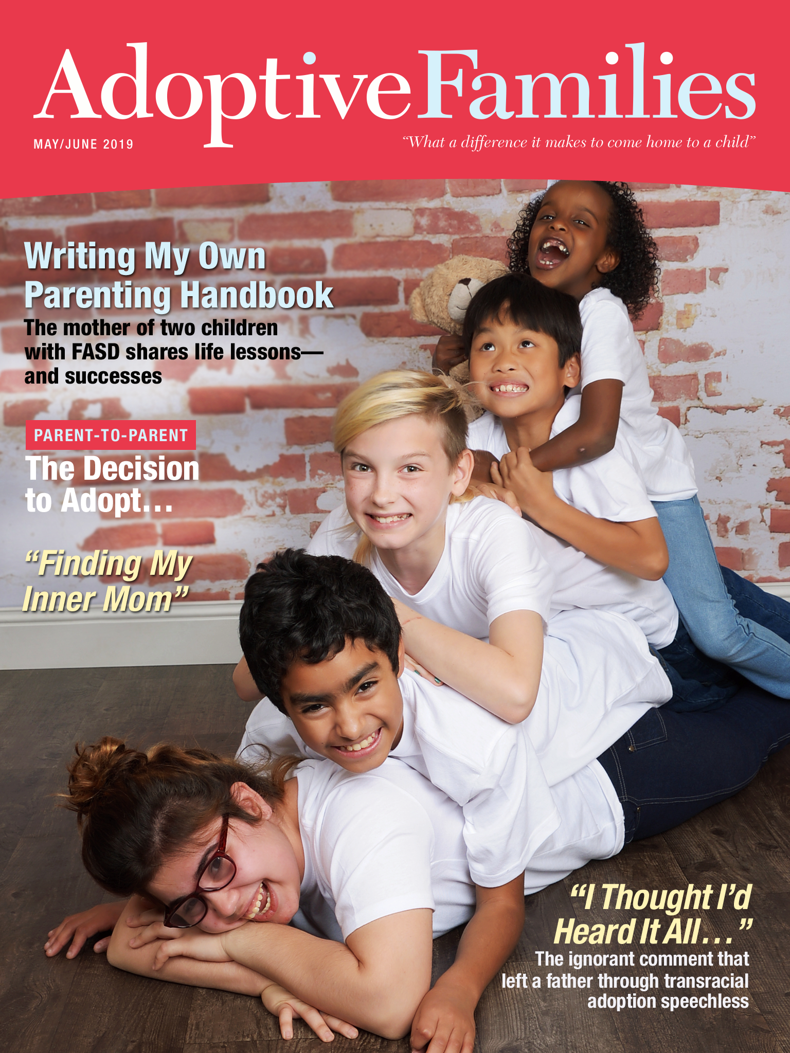 Adoptive Families magazine May/June 2019 issue cover
